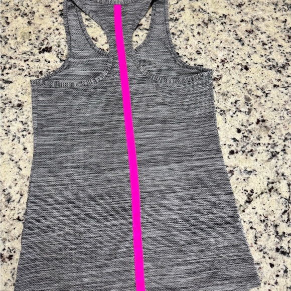 Gray Racerback Reebok Tank Top - Picture 4 of 4